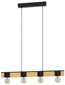 Eglo 43902 - Lampadario a sospensione con filo BAILRIGG 4xE27/40W/230V