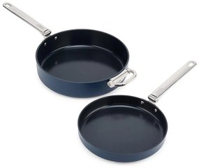 Padelle in set con superficie in ceramica 2 pz Space – Joseph Joseph