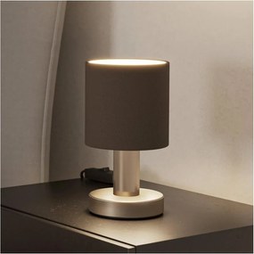 Eglo 31842 - Lampada da tavolo MONTETTO 1xE14/40W/230V marrone/cromo satinato