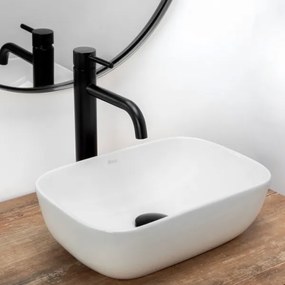 REA-U5667 - Lavabo da appoggio BELINDA MINI 25x36 cm ceramica/bianco lucido