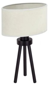 Duolla - Lampada da tavolo OVAL 1xE27/15W/230V diametro 30 cm grigio
