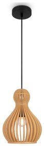 Maytoni MOD192PL-01W - Lampadario a sospensione con filo ROOTS 1xE27/40W/230V diametro 20 cm beige