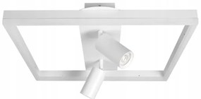 Plafoniera LED/38W/230V + 2xGU10/30W bianca