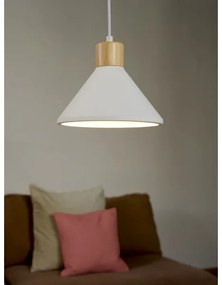 Ledvance - Lampadario a sospensione con filo DECOR PLASTER 1xE27/25W/230V diametro 22 cm gesso bianco