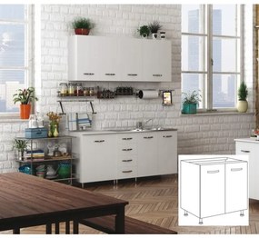 KIT CUCINA BASE S.L.2A CM.80X50X85H BIANCO