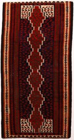 Kilim Tappeto 150x280 Blu (Iran) Tessuto A Mano