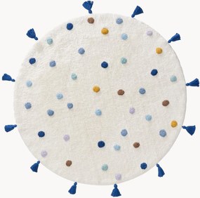 Tappeto per bambini rotondo fatto a mano lavabile Fiete