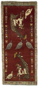 Gabbeh Tappeto 210 x 90 Rosso (Iran) Annodato A Mano