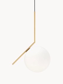 Lampada a sospensione in vetro soffiato IC Lights, alt. 70 cm