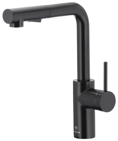 KFA Armatura 6623-110-81 - Rubinetto lavello con doccetta estraibile DUERO BASIC opaco nero