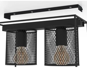 Eglo 43772 - Plafoniera CATTERICK 2xE27/40W/230V