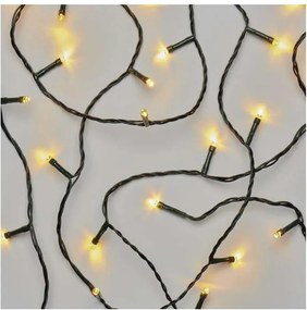 Catena luminosa LED per esterni, 120 LED (3xAA), 8,9 m, IP44, bianco caldo