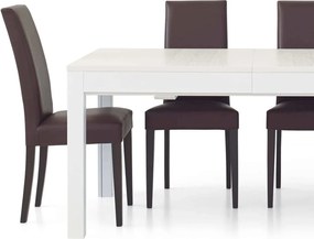 JACQUELYN - sedia moderna ecopelle con gambe antracite