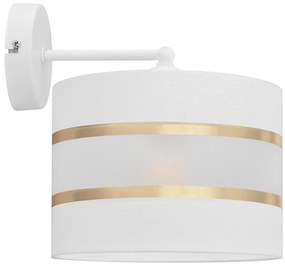 Applique HELEN 1xE27/15W/230V bianco/oro