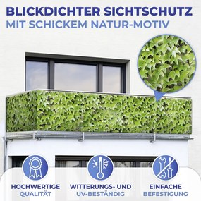 Parasole verde in plastica 500x85 cm Wilder Wein – Maximex