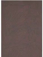 Florale Tapete Coral von Ferm Living - Bordeaux/ Dark Blue