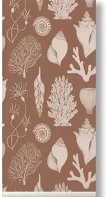 Ferm Living Carta da parati Shells - Toffee
