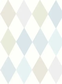 Cole & Son Carta da parati Punchinello - Soft Blue