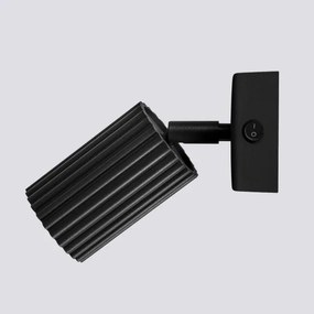 Sollux SL.1579 - Faretto da parete KARBON 1xGU10/10W/230V nero
