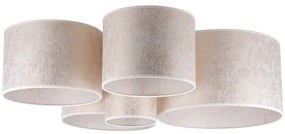 Duolla - Plafoniera ROLLER PENTO 5xE27/60W/230V oro