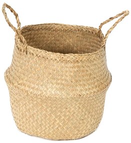 Cesto portaoggetti in seagrass chiaro , ⌀ 27 cm - Compactor