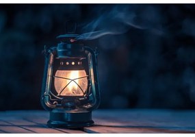 Brilagi - Lampada ad olio LANTERNA 24,5 cm blu