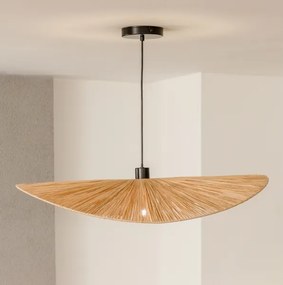 Brilagi - Lampadario LED su cavo CERIA BOHO 1xE27/40W/230V Ø 80 cm, in rafia