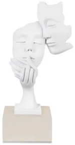 BONGELLI PREZIOSI STATUETTA FACE COPPIA H 20 cm