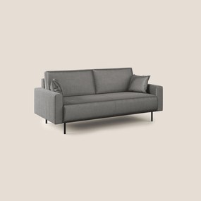 Arthur divano moderno in velluto morbido impermeabile T01 grigio
