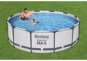 Piscina fuori terra tubolare BESTWAY Steel Pro Max Ø 3.66 m  H 1 m