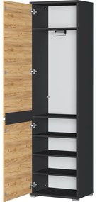 Armadio in rovere decorato 54x200 cm Lissabon - Germania