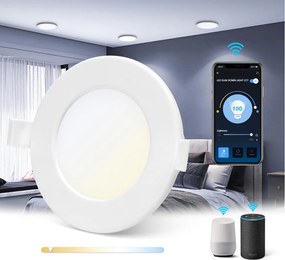 Aigostar - LED da incasso dimmerabile LED/6W/230V Wi-Fi  d. 11,5 cm