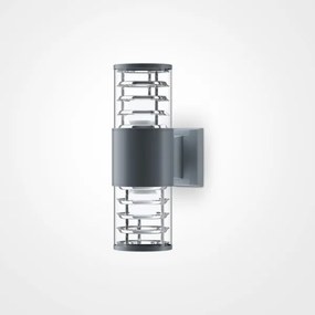 Maytoni O576WL-02GR - Applique da esterno BRONX 2xE27/60W/230V IP54 antracite