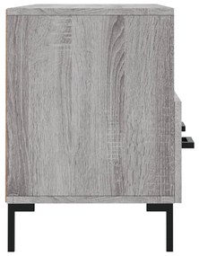 Mobile TV Grigio Sonoma 102x36x50 cm in Legno Multistrato