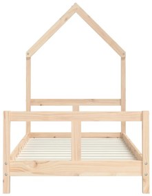 Giroletto per bambini 80x160 cm in legno massello di pino