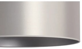 Duolla - Lampadario a sospensione con filo CANNES 1xE27/15W/230V diametro 45 cm argento