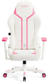Sedia da gaming Diablo X-Ray 2.0 Small:  Bianco e Rosa