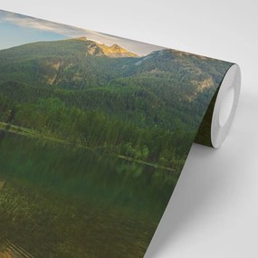 Carta da parati autoadesiva – Lago tra le montagne