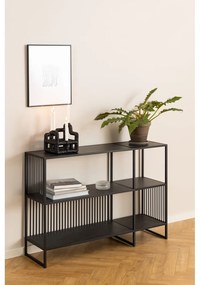 Libreria nera in pietra 120x83 cm Strington - Actona