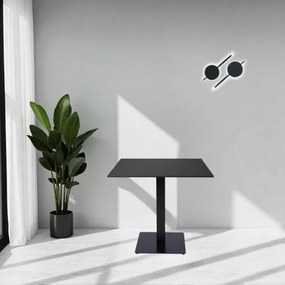 Applique JAMES in metallo 15x5 cm verniciato Nero