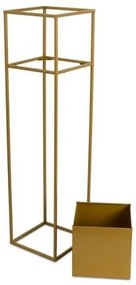 Portafiori 90x24 cm oro