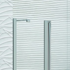 Kamalu - Box doccia nicchia 155 cm con 2 battenti | KPX7000