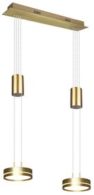 Lindby - Eilika 2 Lampada a Sospensione Brass Lindby