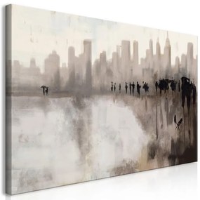 Quadro  City in the Rain (1 Part)  Larghezza x Altezza Home decor 70x35