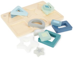 Bieco - Puzzle a incastro in legno - forme