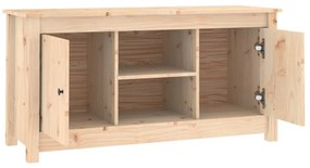 Mobile porta tv 103x36,5x52 cm in legno massello di pino