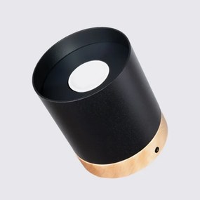 Sollux SL.1349 - Faretto RIF 1xGU10/10W/230V diametro 12 cm nero