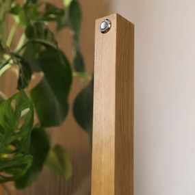 Lampada da terra LED VERDE LED/18W/230V 3000K rovere/nero