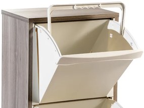 Secchio di ricambio per mobile differenziata in plastica con maniglia Bianco 16 L