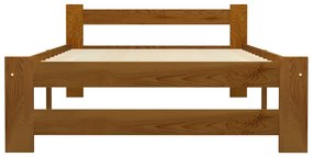 Giroletto marrone miele in legno massello di pino 90x200 cm